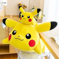 Helล็อบบี้เด็กเล็กเด็กผู้หญิงน่ารักของขวัญวันเกิดการ์ตูนหมอน Pikachu สัตว์ตกแต่งบ้านนิ่มหมอนสำหรับการนอนหลับ Pikachu Boneka Mainan ตุ๊กตาผ้ากำมะหยี่