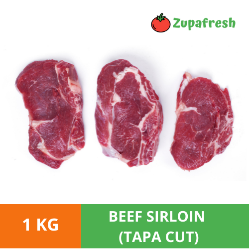 BEEF SIRLOIN TAPA CUT (! KG) Zupafresh Meat Lazada PH