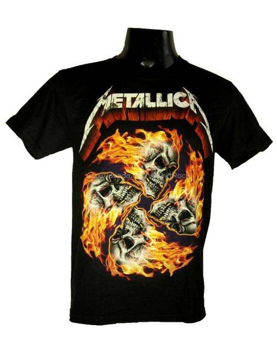 เสื้อวง-metallica-เมทัลลิกา-ไซส์ยุโรป-เสื้อยืดวงดนตรีร็อค-เสื้อร็อค-met1184-สินค้าในประเทศ