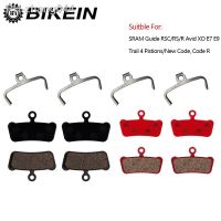 BIKEIN 4 Pairs Resin/ceramic/all metal Bike Disc Brake Pads For SRAM Guide RSC/RS/R Avid XO E7 E9 Trail MTB Hydraulic Brake Pad