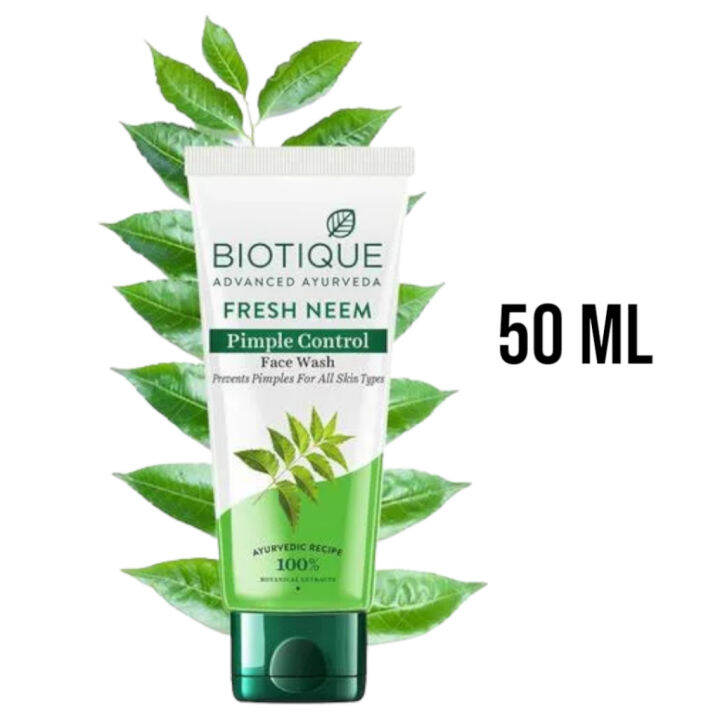 biotique-neem-pimple-control-face-wash-prevents-pimples-for-all-skin-types-เจลล้างหน้า