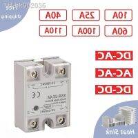 ✗☬ Solid State Relay White 10A-110A SSR-10AA 25AA 40AA SSR Single Phase JGX AC Control AC 70-280VAC To 24-480VAC 10A 25A 40A AA