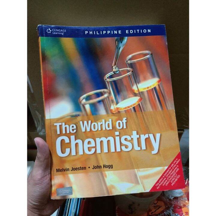 【COD】Hot CHEMISTRY TEXTBOOK The World Of Chemistry Lazada PH
