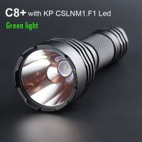 Convoy C8 Plus with KP CSLNM1.F1 Green Light Torch Flashlight EDC Linterna Led 18650 Latarka Powerful Tactical Hunting Light Rechargeable  Flashlights