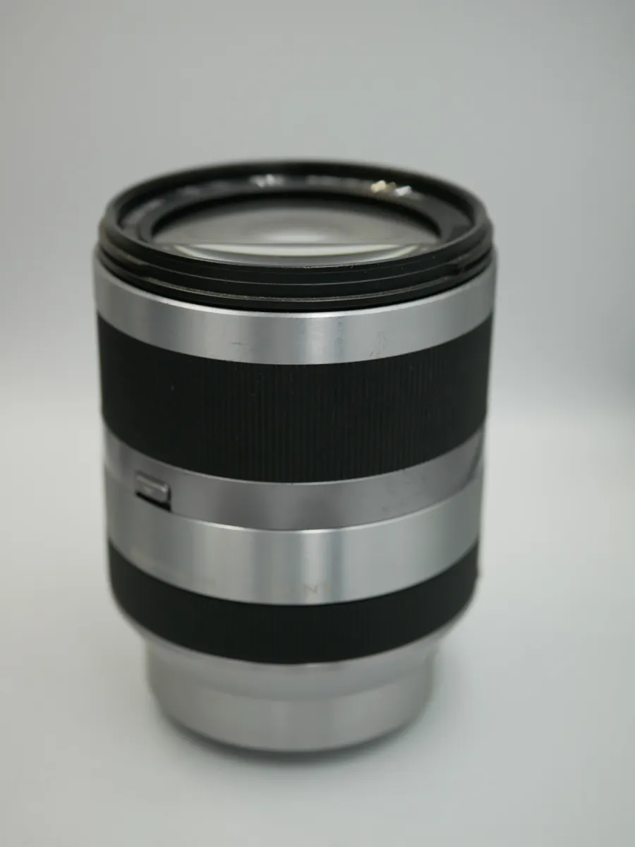 Sony E 18-200mm f3.5-6.3 OSS Silver Zoom Lens, F/3.5-6.3, 11X