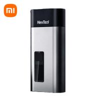 เครื่องวัดปริมาณแอลกอฮอล์ Xiaomi Nextool 4 In 1แบบดิจิตอล LCD แบบพกพาอุปกรณ์ตรวจแอลกอฮอล์ขนาดเล็กคัดเตอร์ตัดเชือกที่ตัดกระจกทดสอบแอลกอฮอล์4800Ma