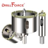 Drillforce 16-100mm Hole Saw Core Drill Bit Opener Cutting Tools For Mable Ceramic Glass With Center Drill Bit