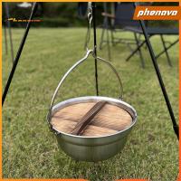 Phenovo หม้อซุป Panci Camping แคมป์ไฟกลางแจ้งหม้ออาหารสำหรับปิกนิกชุดอยู่รอดการเดินป่า