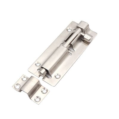 RONGYAO Barrel Bolt 4/6/8/10/12inch Stainless Steel Door Latch Hardware for Home Hardware Gate Safety Door Bolt Latch Lock Door Hardware Locks Metal f