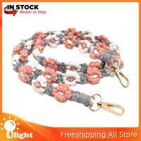 Ulight Hanaori สายคล้องโทรศัพท์มือถือ Macrame สายพวงกุญแจเปลี่ยนเสน่ห์สายพาดลำตัวสร้างสรรค์สำหรับพวงกุญแจผู้หญิงกระเป๋าสตางค์โทรศัพท์