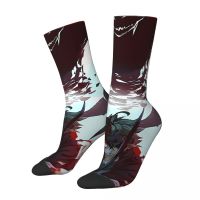 bjh℡❆∈  Demon Antimagic Anime Socks Print Boy Mid-calf