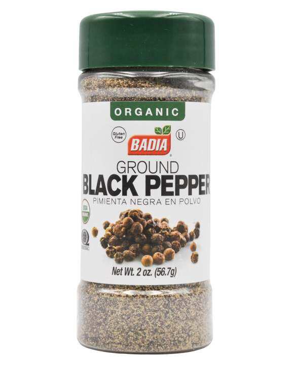 Badia Organic Black Pepper Ground 56 7g Lazada Ph