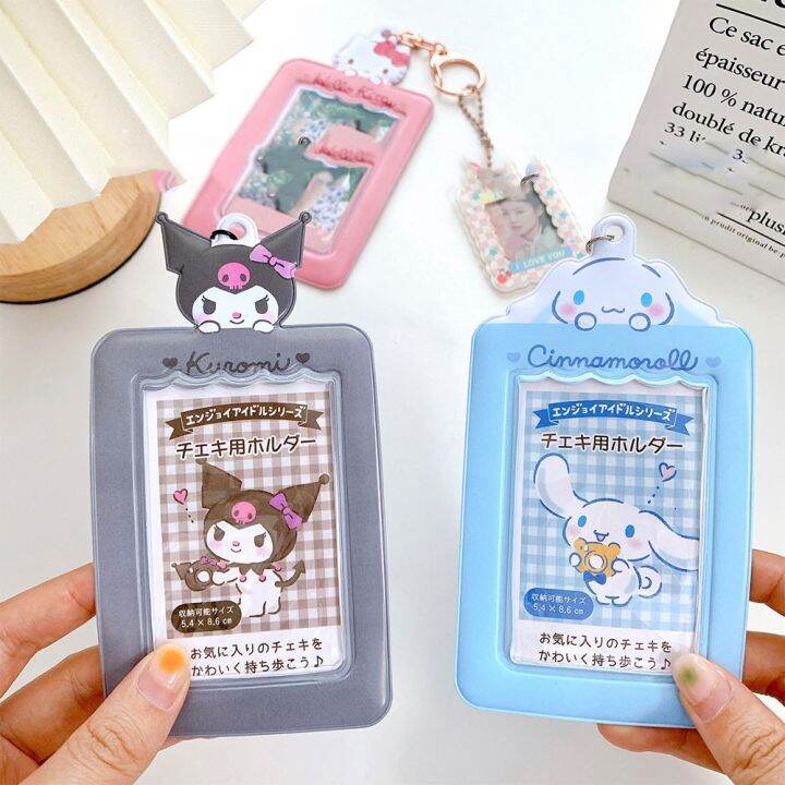 ของขวัญ-pingchuishop-kawaii-japanese-melody-square-สำหรับเด็กผู้หญิงบัตรภาพกระเป๋าครอบเครื่องประดับ-cinnamoroll-ที่ใส่บัตรการ์ตูน