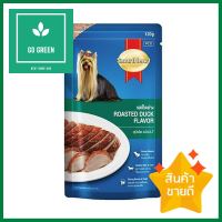 อาหารเปียกสุนัข SMARTHEART ADULT รสเป็ดย่าง 120 ก.WET DOG FOOD SMARTHEART ADULT ROASTED DUCK 120G **คุ้มที่สุดแล้วจ้า**