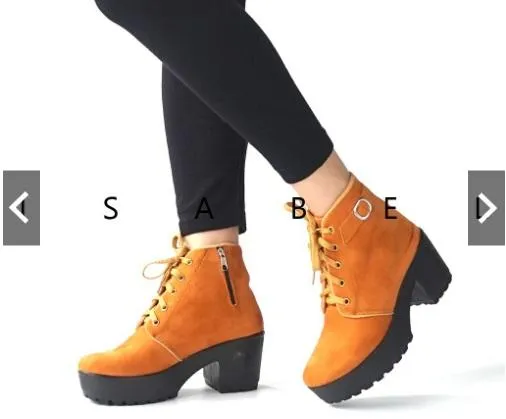 casual heel boots