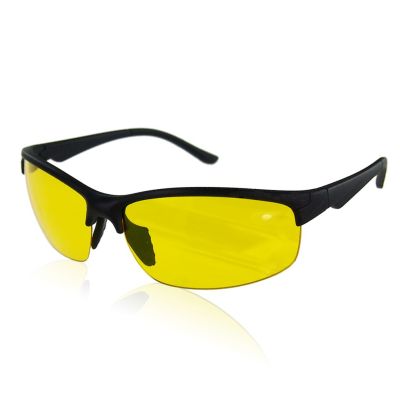 แว่นตาทรงสปอร์ตสำหรับกลางแจ้งแว่นตา UV400การมองเห็นได้ในเวลากลางคืนแว่นกันแดดกันลมใหม่