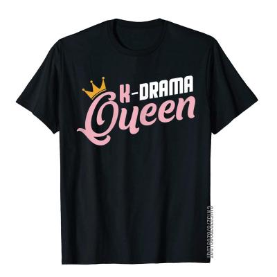 K-Drama Queen Seoul Hallyu Hangul Hanguk Television Kdrama T-Shirt High Street T Shirt Tops Tees For Men Cotton T Shirts