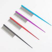 Cat Comb Harmless Easy to Grip Labor-saving Pet Hair Grooming Comb with Long Short Teeth Pet Hair Comb Removes Knots Brushes  Combs