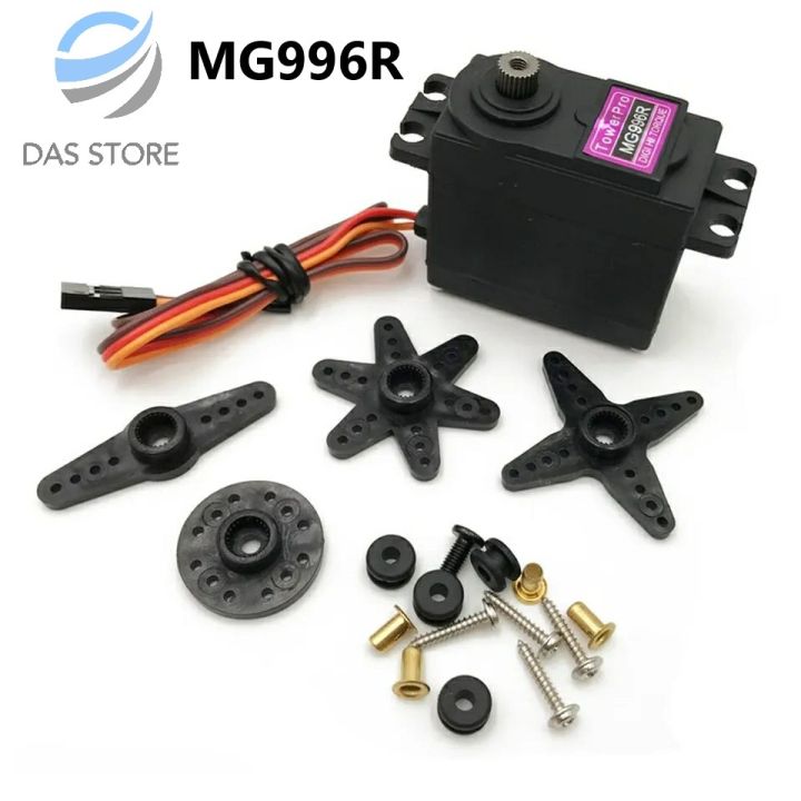 Motor Servo Mg996r Towerpro Metal Gear Mg996 Servo High Torsi Lazada