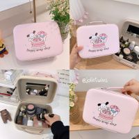 พร้อมส่ง?? กระเป๋าเครื่องสำอางค์ Pochacco + My melody กล่องเครื่องสำอางค์ กระเป๋าจัดระเบียบ กระเป๋าเดินทาง กระเป๋า