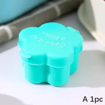 1/4Pcs Mini Square Portable Sauce Bottle Bento Sub-Bottling