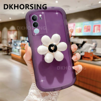 DKHORSING ปลอกอ่อนหรูหราสำหรับ VIVO V29 5G เคสโทรศัพท์ซิลิโคน2023 VIVOV29ฝาหลัง Vivo V29 5G พร้อมตัวยึดดอกไม้