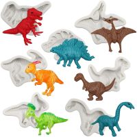 Dinosaur Silicone Cake Molds For Baking Fondant Mold DIY Dragon Cake Decorating Tools Sugarcraft Chocolate Mold M470 Bread  Cake Cookie Accessories