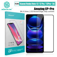 สำหรับ Xiaomi R Edmi หมายเหตุ12 Pro 5กรัมกระจก NILLKIN CP Pro ป้องกันการระเบิดป้องกันหน้าจออย่างเต็มที่สำหรับ R Edmi Note1212 Pro พลัส