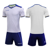 KELME Custom Mens Soccer Jersey Football Uniforms Summer Training Suits Original Team Jersey Short Sleeve Breathable 3871001