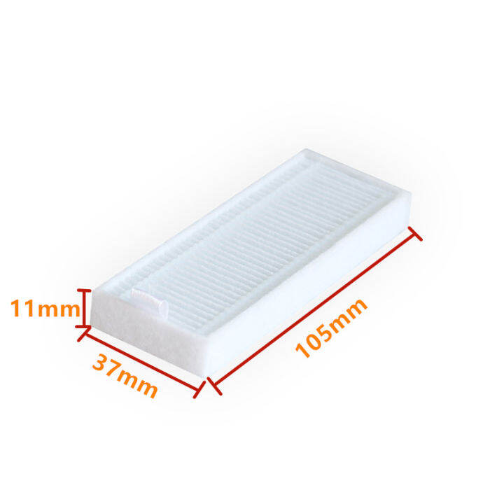 5ชิ้นล็อต105มิลลิเมตร-37มิลลิเมตร-11มิลลิเมตรเครื่องดูดฝุ่นหุ่นยนต์-hepa-กรองเครื่องดูดฝุ่นหุ่นยนต์อุปกรณ์อะไหล่เปลี่ยน100-ใหม่