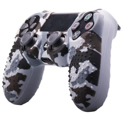 Camouflage Soft  Silicone Case Skin Grip Cover for PlayStation 4 PS4 Controller