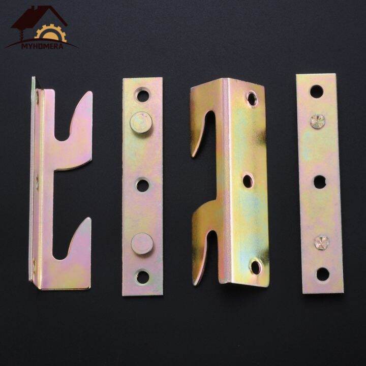 8pcs-4-sets-metal-bed-bracket-thick-bed-frame-connecting-furniture-rail-hook-brackets-hinge-fitting-connector-lock-diy-hardware