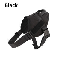 Tactical Dog Harness Vest NO PULL MOLLE Dog Leads Clothes Nylon Adjustable Pet Training Supplies for German Shepherd Labrador