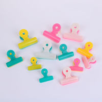 Food Snack Storage Seal Tools 5Pcs Office File Holder Plastic Sealing Bag Clips Kitchen Accessories Candy Color Food Close Clip