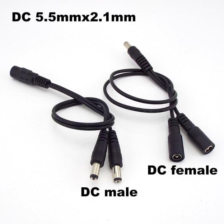dc-1-male-to-2-female-2-male-2-way-power-adapter-cable-5-5mmx2-1mm-splitter-connector-plug-extension-for-cctv-led-strip-light-wires-leads-adapters