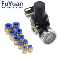 AR2000 02 Pressure Regulating Valve G1/4 39; 39; Pneumatic mini air pressure regulator air treatment units W Fittings