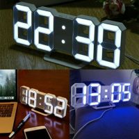 TME นาฬิกา 3D LED Clock  อิเล็กทรอนิกส์เรืองแสง  ปลุก  ติดผนัง  แขวน  ดิจิตอล LED  ตั้งโต๊ะ นาฬิกาตกแต่ง นาฬิกาแขวนผนัง  นาฬิกาตั้งโต๊ะ นาฬิกาผนัง