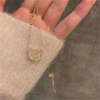 Design Temperament M Bear Necklace Female Niche Sweater Chain New Style Clavicle Chain Female Collar