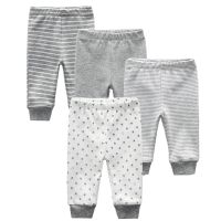 3/4pcs/lot Casual Trousers Winter Newborn baby pants legging Kid Wear Infant clothes Mid Waisted Pants For Girls Boys