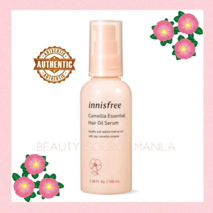 INNISFREE CAMELLIA ESSENTIAL HAIR OIL SERUM 100 mL (RENEWAL) Lazada PH