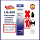 ตลับผ้าหมึกดอทเมตริกซ์ Epson S015506 LQ-300 (10กล่องของแท้100%ราคาพิเศษ) สำหรับปริ้นเตอร์รุ่นLQ-300+/LQ300+||