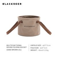 Blackdeer 10L ถังแบบพกพา20L กระเป๋าที่เก็บน้ำ PVC กันน้ำกระเป๋าตกปลาน้ำหนักเบาถังพับได้