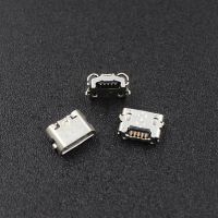 HVJ-10pcs Micro Usb 5pin Jack Reverse Ox Horn Charging Port Plug Socket Connector Mini Usb For Huawei 4x Y6 4a P8 C8817 Max Lite Pro