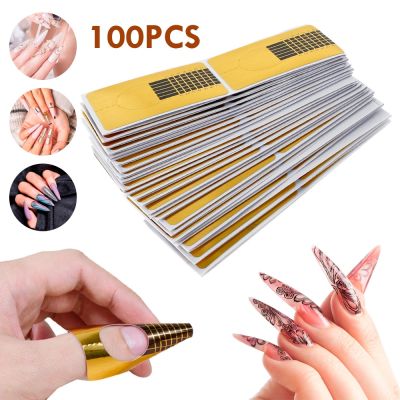 【CW】 Harupink Nail Art Forms Sticker Self Adhesive Extension Manicure Design Paper UV Builder Tips Gel Formsdropshipping 2023
