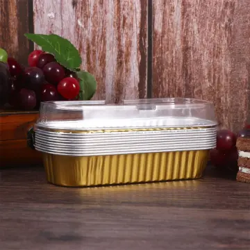 Long Gold Foil Thickened Disposable Pans Aluminum Foil Air Fryer Baking  Tray Tin Foil Pans Box Grilling Tray Kitchen Accessories - AliExpress