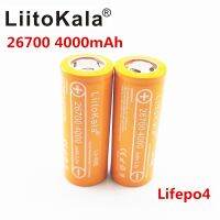 【☃】 Aladin Gadgets Mall 2PCS Lii-40E3.2V 26700 4000MAh Lifepo4ชาร์จพลังงานแสงอาทิตย์คำเตือนไมโครโฟน