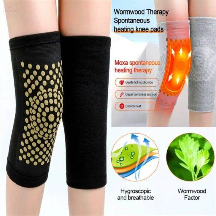 1 Pair Therapy Knee Pads Pain Relief Keep Warm Self Heating Arthritis Brace Support