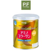 Meiji Amino Collagen Gold + CoQ10 &amp; Rice Germ Extract 200 g. 1 กระป๋อง