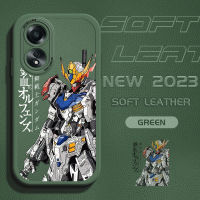 Orico เคส A58 OPPO 4G ผิวสัมผัสเพรียวบางเคสหลังหนัง Gundam Barbatos ซิลิโคนนิ่มเคสโทรศัพท์ปกหนัง