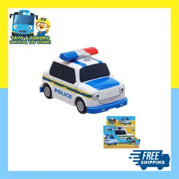 Silver Police Car Toy Pursuit Rescue Model Toys With Sound And